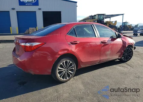 2015 Toyota Corolla L z USA, uszkodzony, nr VIN 2T1BURHE1FC338152